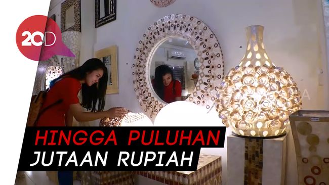 Bim Salambim Kerang Disulap Jadi Kerajinan  Super Mewah