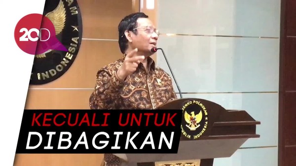 Mahfud Pastikan Penimbun Masker Demi Raup Untung Ditindak