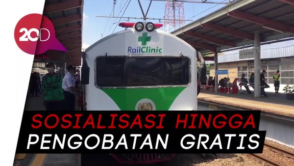 Cegah Penyebaran Corona, KAI Hadirkan Rail Clinic di Stasiun Depok