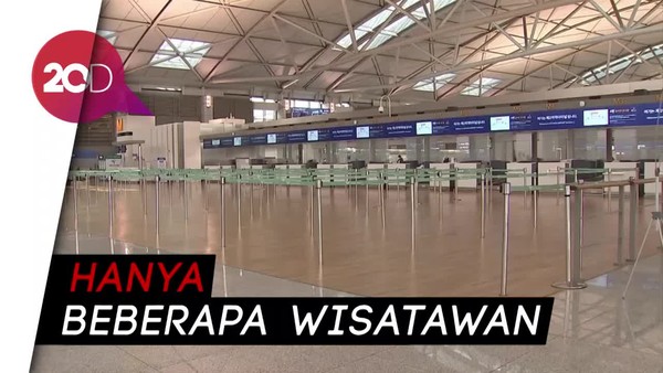 Tak Ada Aktivitas di Bandara Korea Selatan Gegara Virus Corona