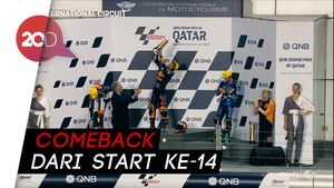 Nagashima Rajai Moto2 Qatar, Adik Valentino Rossi Crash