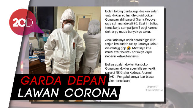 Apresiasi Dan Doa Mengalir Untuk Dokter Handoko Gunawan