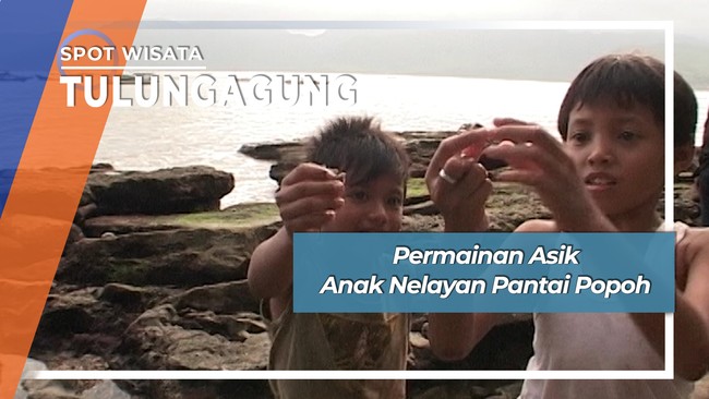 Main Asyik Anak Nelayan Pantai Popoh Tulungagung