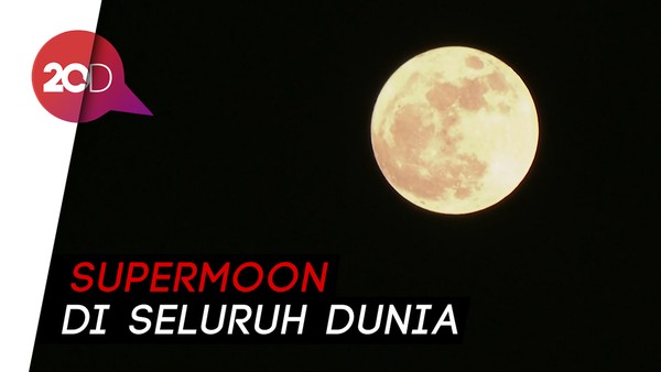 Melihat Fenomena Supermoon dari Hasil Jepretan Netizen
