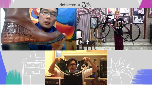 Barang-barang Ridwan Kamil dan Ganjar Dilelang Armand Maulana Laku Keras
