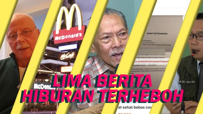 Top 5: Henky Solaiman Meninggal, Selebrasi Penutupan McD Sarinah