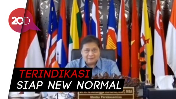 Menko Perekonomian Sampaikan Daerah Indikasi Terapkan New Normal