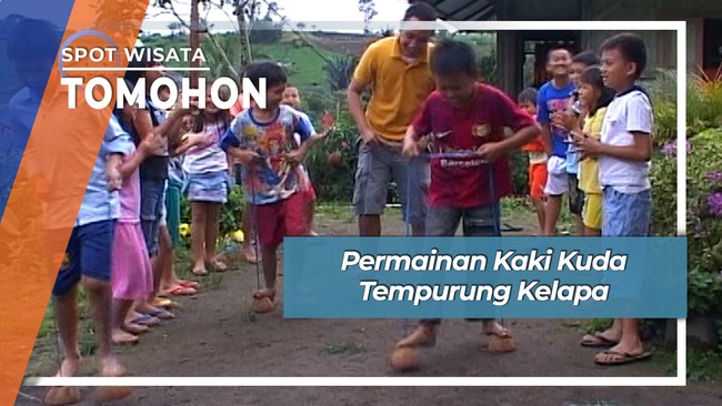 Permainan Kaki Kuda Tempurung Kelapa, Tomohon
