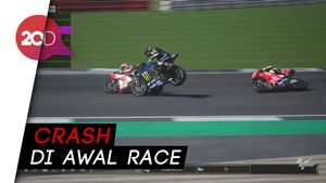 GP Virtual Inggris: Debut Mengesankan Lorenzo, Langsung Juara