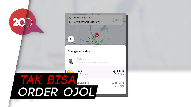 Fitur Goride Dan Grabbike Tak Muncul Di Zona Merah Covid 19