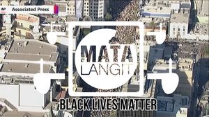 Saat Massa Demo George Floyd Penuhi Jalanan Los Angeles