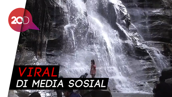 Indahnya Air Terjun Kona yang Hits di Polewali Mandar