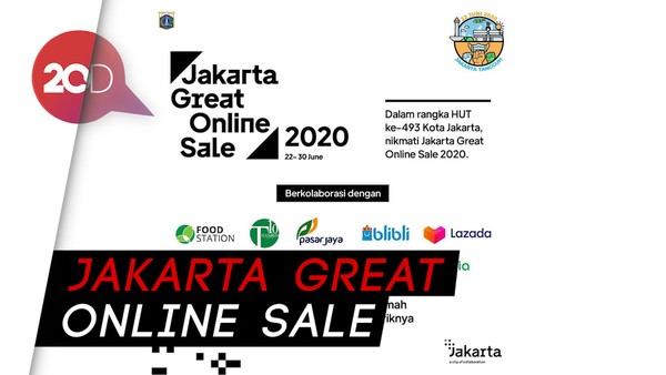 Ada Diskon Belanja Online di Perayaan HUT DKI Jakarta