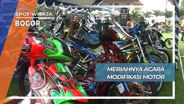 Ramainya Acara Modifikasi Motor, Bogor