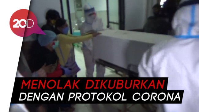 Ingin Ambil Jenazah PDP Corona, Keluarga Cekcok dengan Polisi