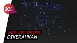 Aksi Ratusan Drone Ajak Warga Korsel Lawan Covid-19 Aksi Ratusan Drone Ajak Warga Korsel Lawan Covid-19