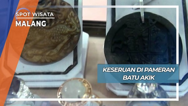 Unik Seru Bazzar Batu Akik Malang