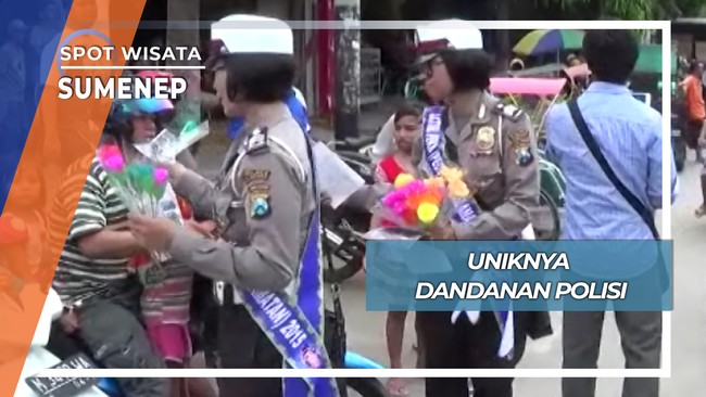 Uniknya Dandanan Polisi, Sumenep