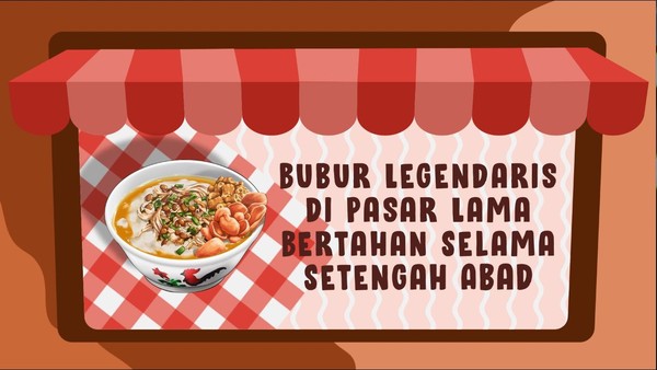 Bubur Ko Iyo, Setengah Abad di Pasar Lama Tangerang 