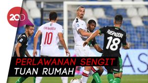 Sassuolo Vs Milan: Rossoneri Menang 1-2