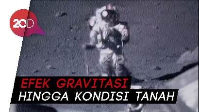 Tersandung hingga Terjatuh, Tingkah Astronaut saat Mendarat di Bulan