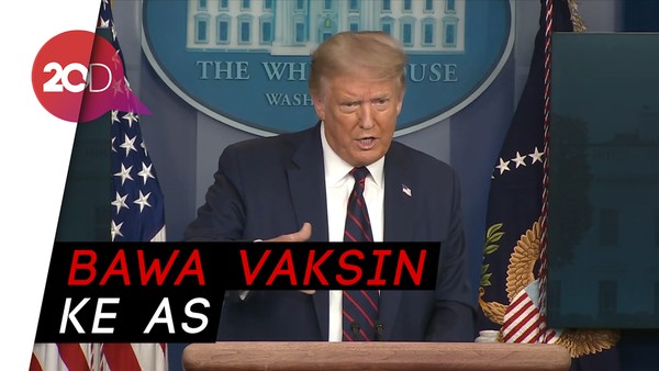 Vaksin China Disebut Menjanjikan, Trump Siap Kerja Sama