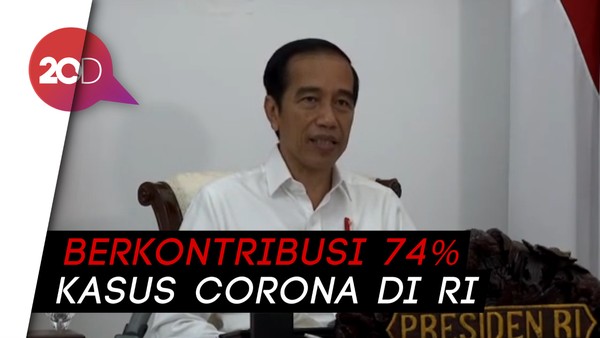 Sumbang 74% Corona, Jokowi Minta Penanganan 8 Provinsi Ini Diprioritaskan