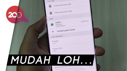 Tutorial Pasang eSIM Smartfren di Galaxy S20 Cs