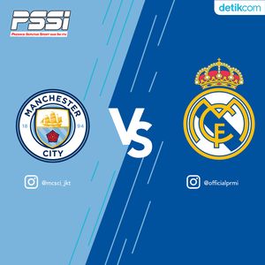 Prediksi Liga Champion: Manchester City VS Real Madrid