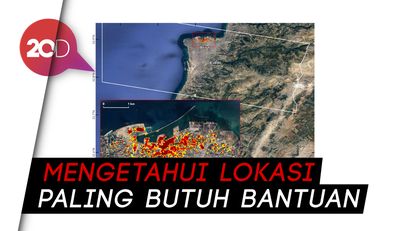 Peta Kerusakan Akibat Ledakan Lebanon yang Dirilis NASA