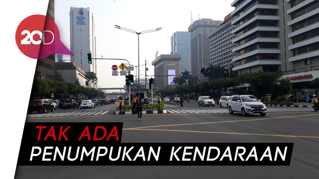 Aturan Ganjil Genap Berlaku, Lalin Sudirman-Thamrin Lancar