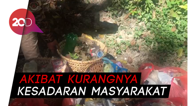 Penampakan Air Terjun Tirta Rimba Buton Panen Sampah