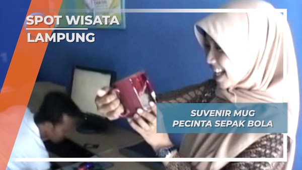 Suvenir Mug Pecinta Sepak Bola, Lampung