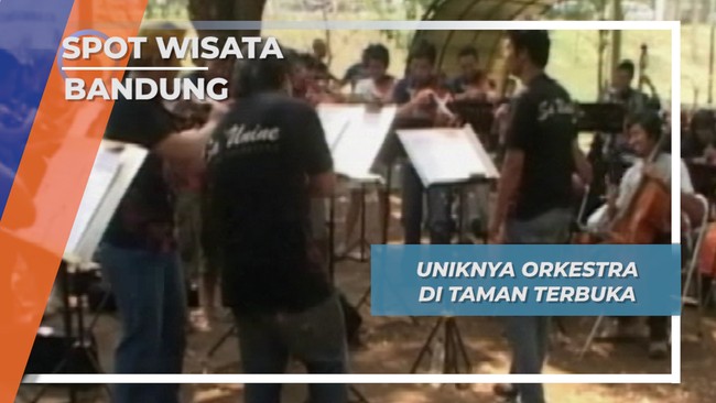 Uniknya Orkestra di Taman Terbuka, Bandung