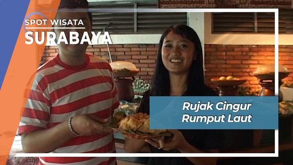 Rujak Cingur Rumput Laut, Warung Reng-Oneng Jalan Pemuda Surabaya