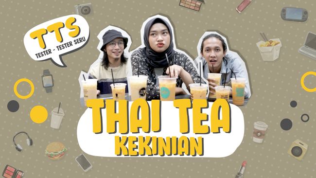 Mencoba Thai Tea Kekinian Murah dan Segar