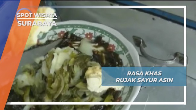 Rujak Sayur Asin, Menu Andalan Surabaya