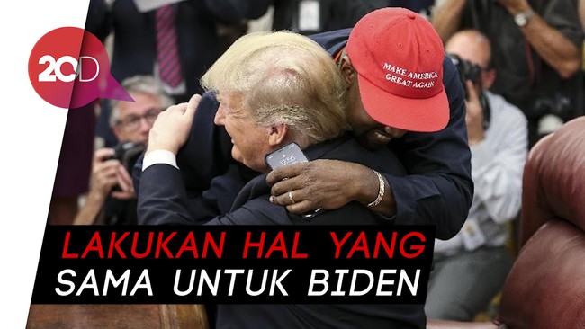 Kanye West Doakan Kesembuhan Donald Trump dan Melania