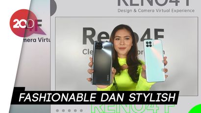 Penampakan Oppo Reno4 F dengan Desain dan Kamera Trendi