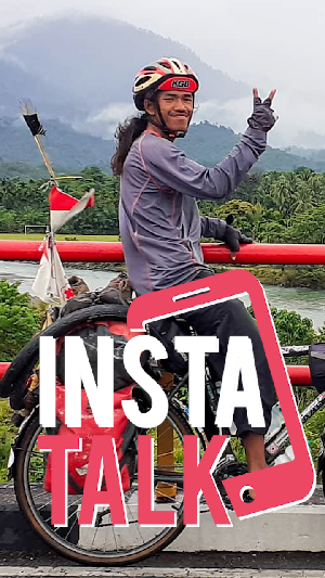 InstaTalk!: Cerita Maahir Abdulloh, Pesepeda 34 Provinsi Indonesia