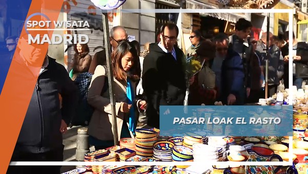 El Rastro Madrid, Pasar Loak Hanya di hari Minggu