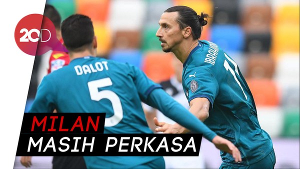 Aksi Gemilang Ibrahimovic yang Bikin Milan Menang Lagi