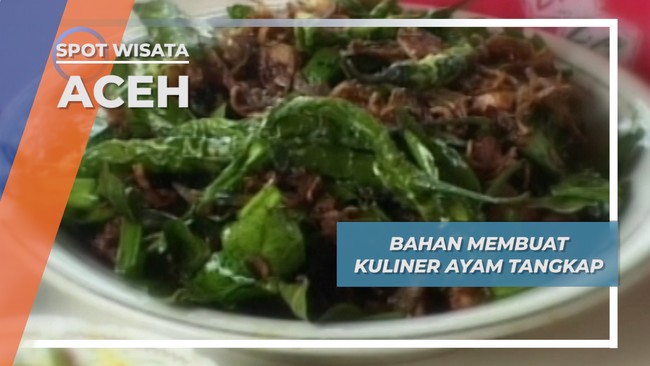Bahan Membuat Kuliner Ayam Tangkap, Aceh