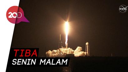 Detik-detik Peluncuran Misi SpaceX ke Stasiun Luar Angkasa