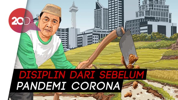 Belajar Disiplin Protokol Kesehatan dari Para Petani