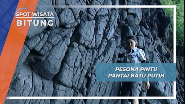 Pesona Pintu Pantai Batu Putih Bitung Sulawesi Utara