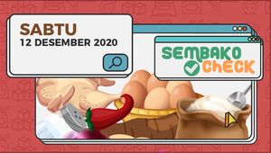 Harga Sembako 12 Desember 2020: Harga Cabai Makin Pedas!