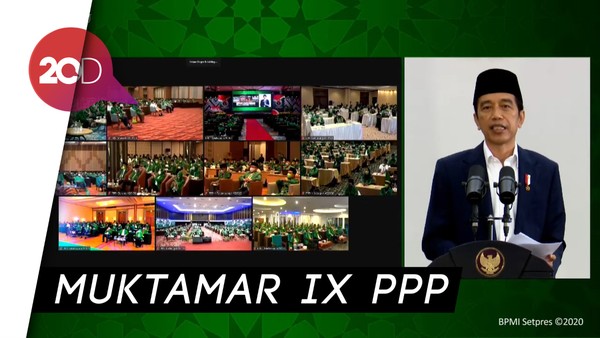 Jokowi Sebut PPP Bisa Jadi Teladan untuk Perkokoh Persatuan dan Kerukunan