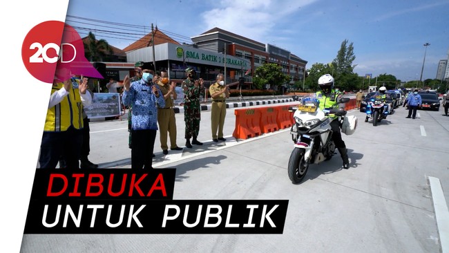 Melihat Uji Coba Perdana Flyover Purwosari Solo