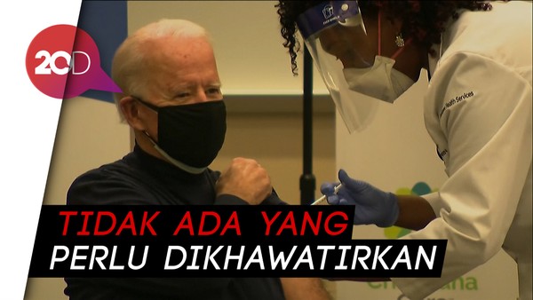 Joe Biden Disuntik Vaksin Pfizer-BioNTech
